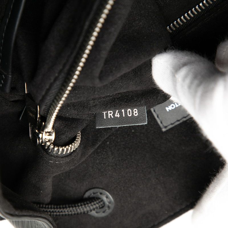 Louis Vuitton Epi Christopher PM Backpack M53413 Noir Black Leather Women Louis