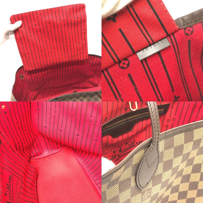 Louis Vuitton Tote Bag Neverfull GM N51106 Damier Canvas Ebène Brown