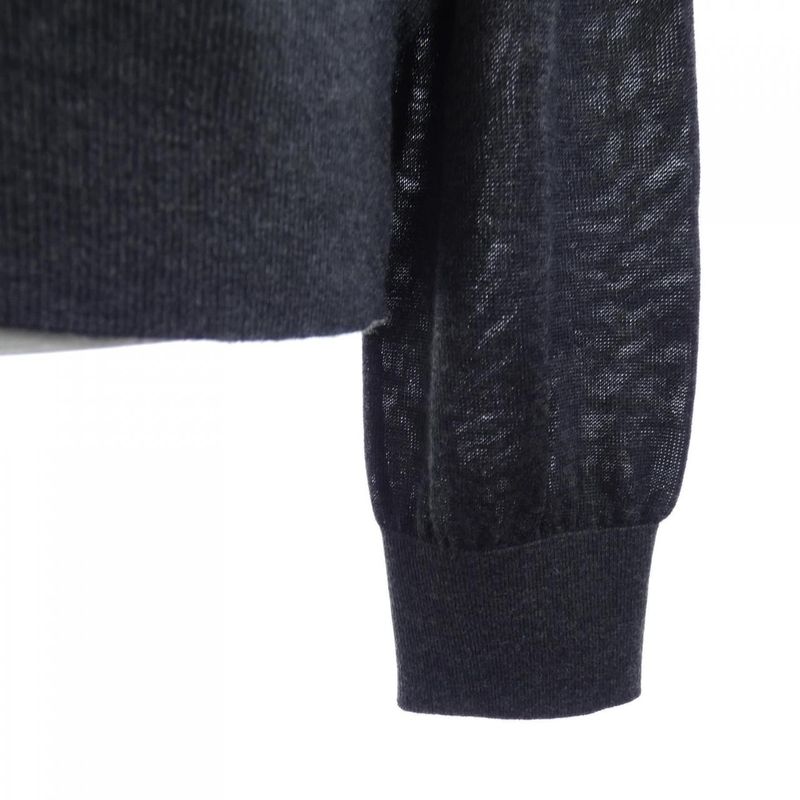 Hermes Medor Wood Button 5h2736dp Cardigan