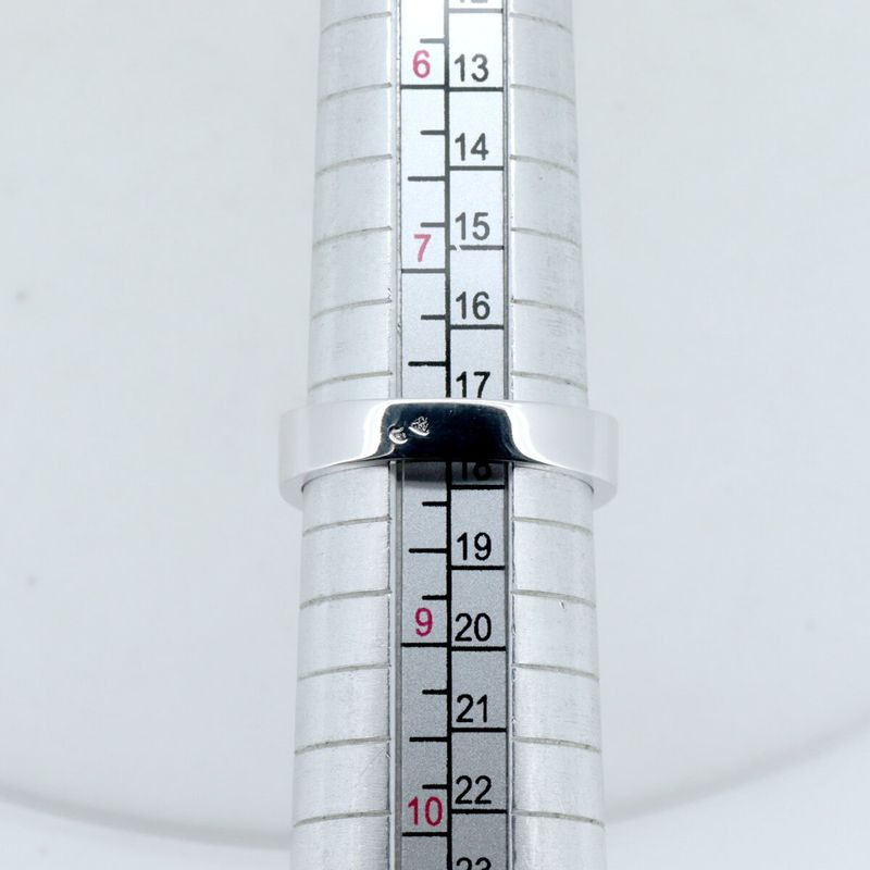 Cartier Tank Ring Ring Size 16.5 Amethyst 18K White Gold (18k White Gold )