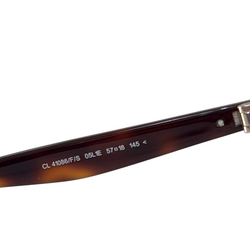 Celine Sunglass Es in Excellent Condition - Cl41086 Dark Grey X Dark Brown X