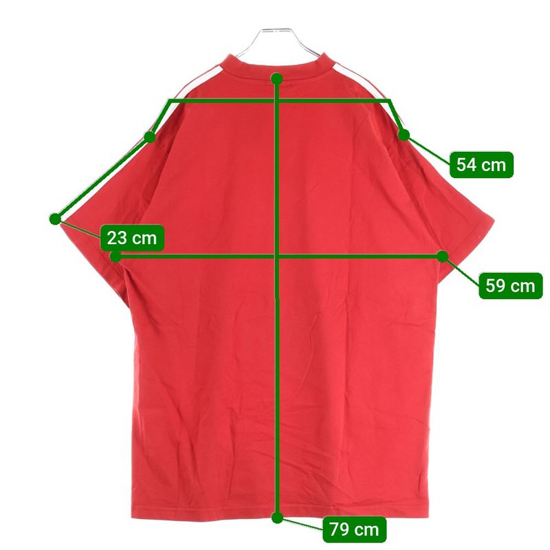 Balenciaga X Adidas T-Shirt Adidas Short-Sleeved T-Shirt Red 739101 Tnva6