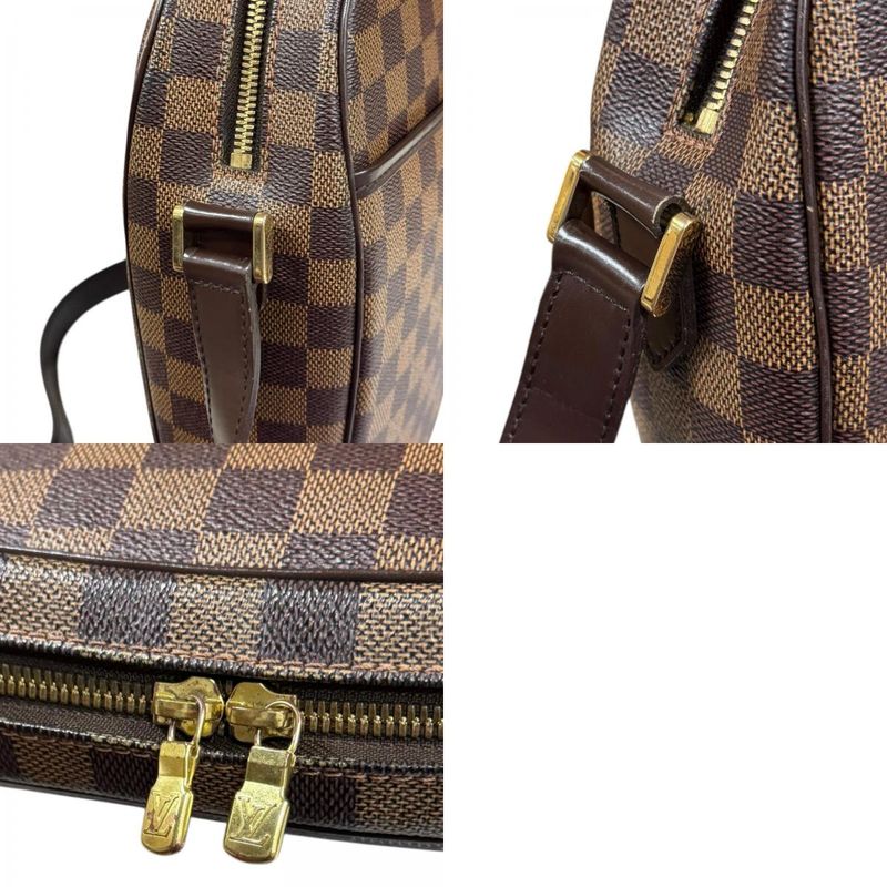 Louis Vuitton Ipanema GM Damier Shoulder Bag Damier Canvas N51292 Brown Unisex