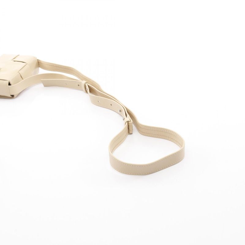 Bottega Veneta Shoulder Bag Candy Cassette Mini Bag 667048 Beige Leather Mini