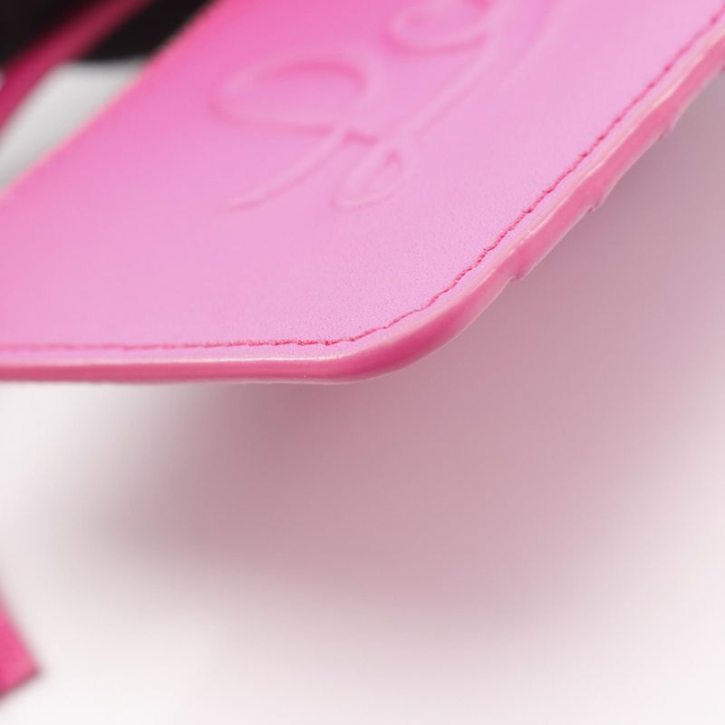 Loewe Card Case C565z40x02 Fuchsia Pink Leather Coin Card Holder Ladies Used a