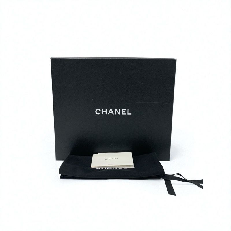 Chanel Sandals Shoes Leather Brown Black Coco Mark Matelasse Ring Bag