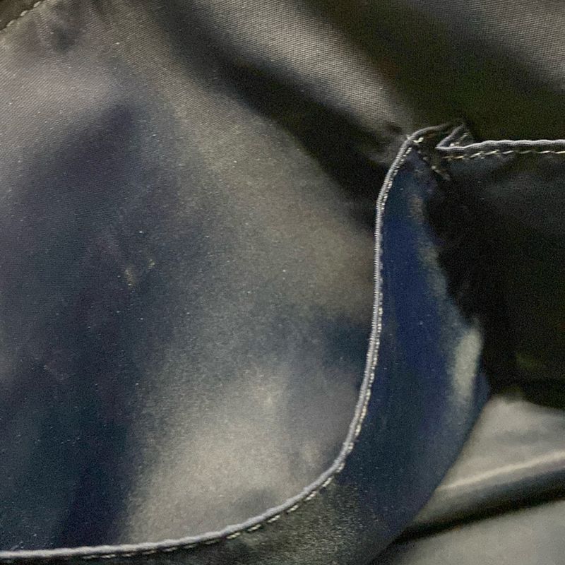 Dior Christian Dior Handbag Flight Trotter Navy X Light Grey X Black Leather