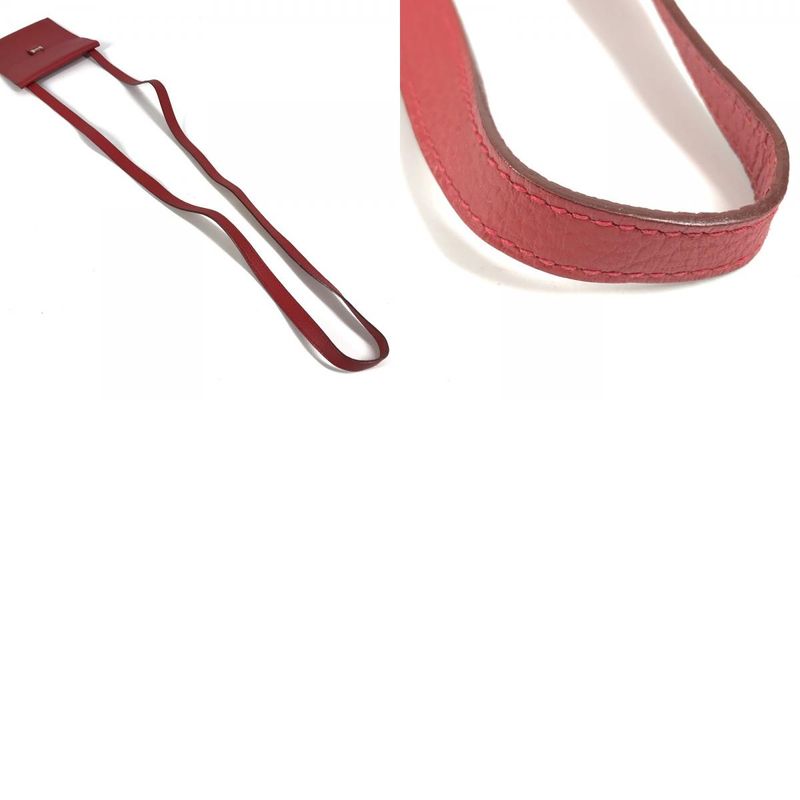 Hermes Shoulder Bag Amelie Leather Red