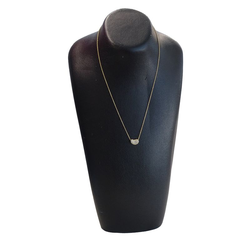 Tiffany & Co Tiffany & Co Necklace Ladies Brand 750yg Diamond Elsa Peretti Bean