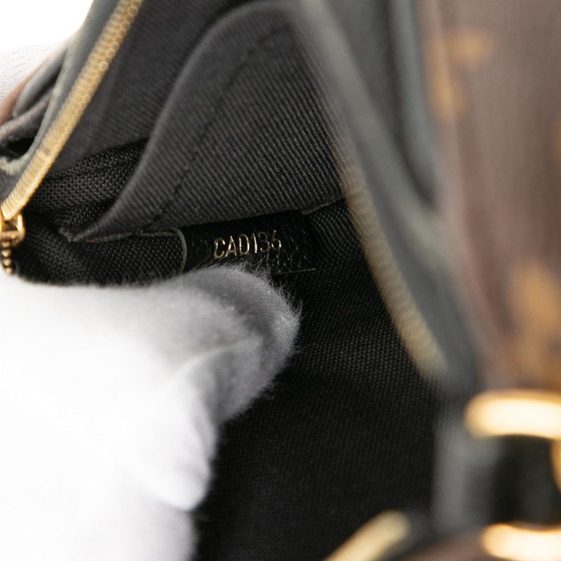 Louis Vuitton Monogram Pallas Clutch Chain Shoulder Bag Handbag M41639 Brown