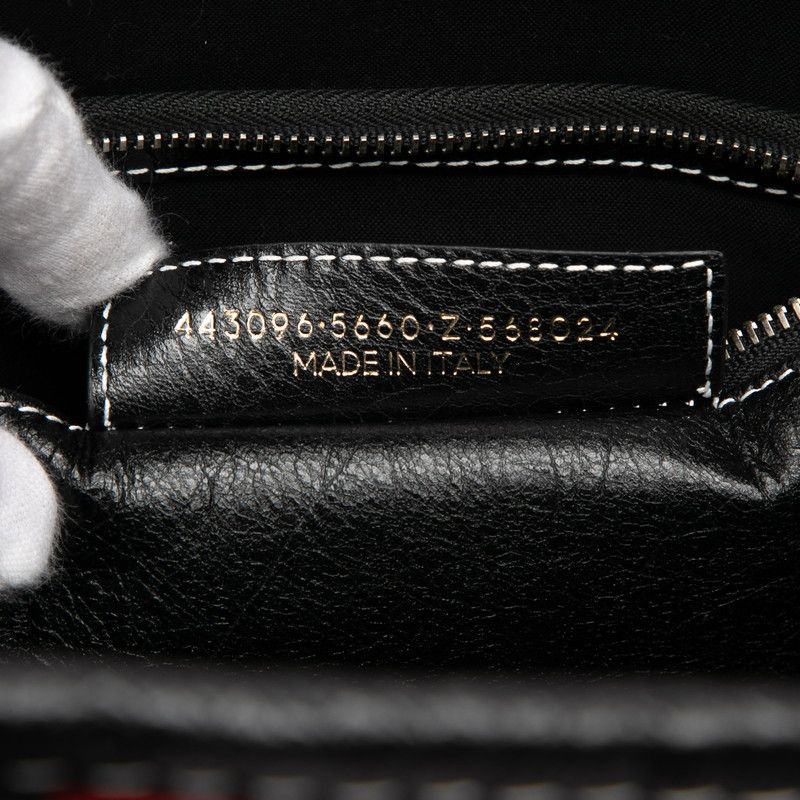 Balenciaga Stripe Bazar Shopper S Handbag Shoulder Bag 2WAY 443096 Multicolor