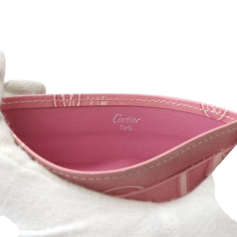 Cartier Happy Birthday Card Case Pink