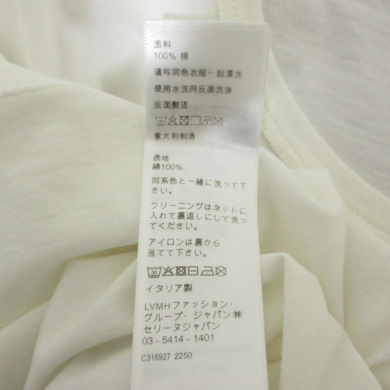 Good Celine Anchor Logo Print T-shirt Cut And Sewn XS White Women's Used