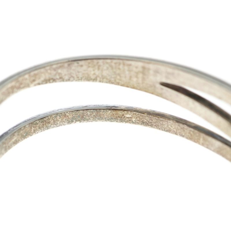 Tiffany & Co Diagonal Wave Bangle in Silver