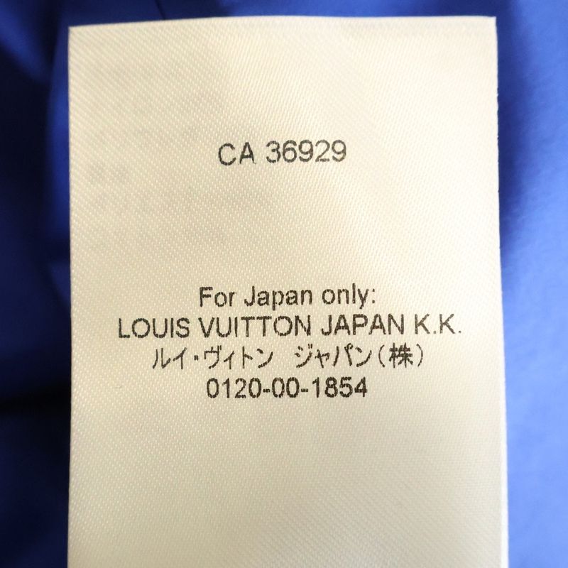 Louis Vuitton 24aw America's Cup Logo Patch Nylon Windbreaker Jacket Blue