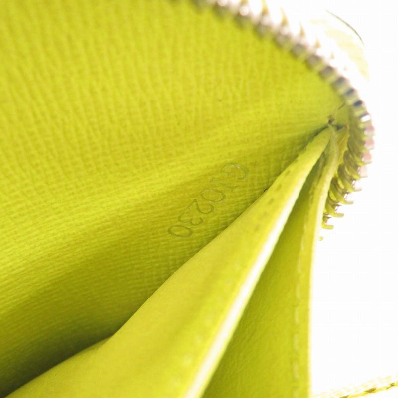 Louis Vuitton Zippy Wallet Epi M60436 Epi Leather Yellow Long Wallet Yellow LV