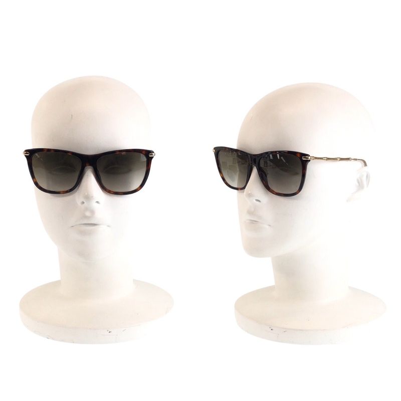 Gucci Brown Gold Metal Plastic 11a3f3m Unisex Mens Unisex Sunglass Es 506458