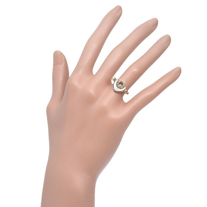 Bvlgari Bulgari Cuore Flip Shell Ring 18K Pink Gold 750 Pink Gold Shell #51