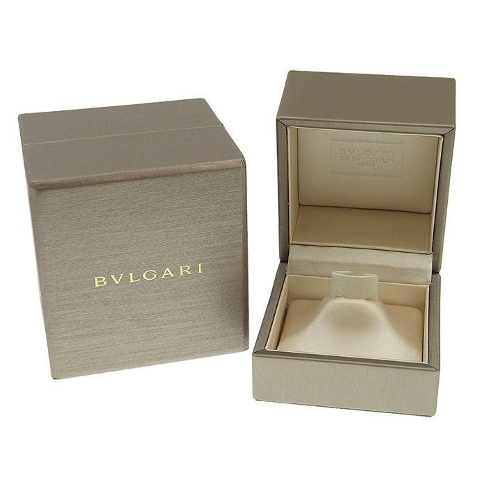 Bvlgari Bulgari Parentesi Openwork Diamond Ring 18K White Gold 750 White Gold