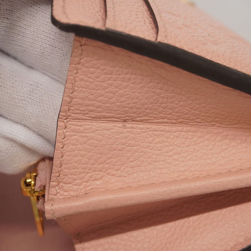 Louis Vuitton Long Wallet Monogram/empreinte Portefeuille Sarah M64082 Rose