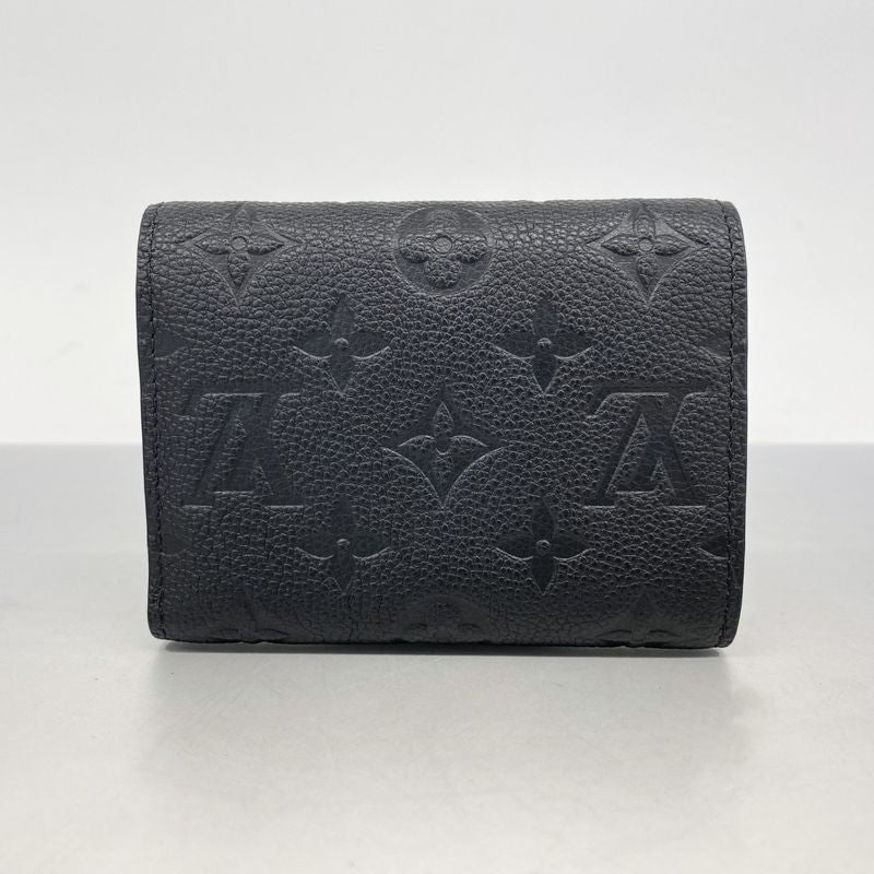 Louis Vuitton Monogram And Empreinte Portefeuille Victorine Trifold Wallet