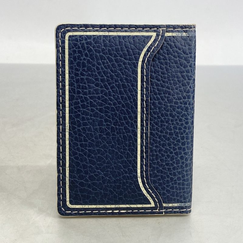 Louis Vuitton Organizer Card Case Organizer De Poche Navy Men's Women's Unisex