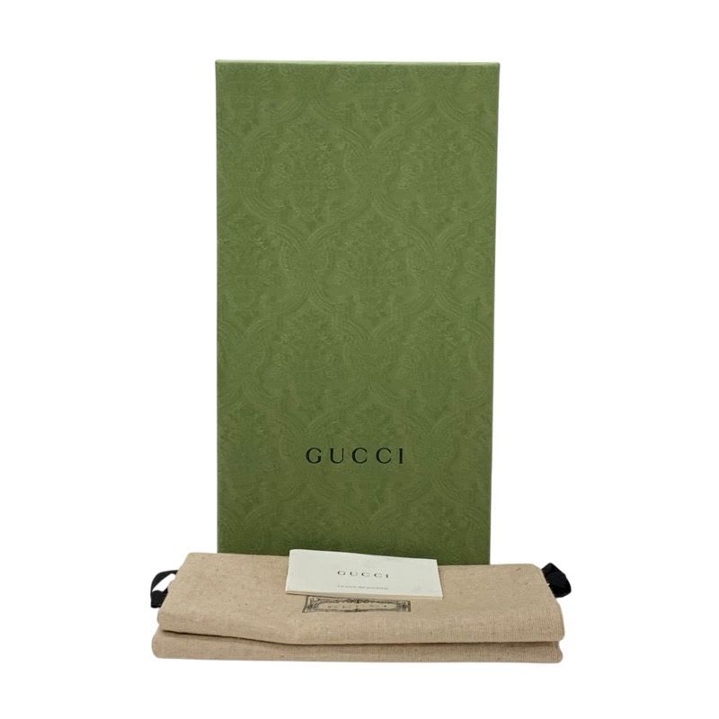 Gucci Loafer Leather Shoes Brown Gold Metal Logo Flat