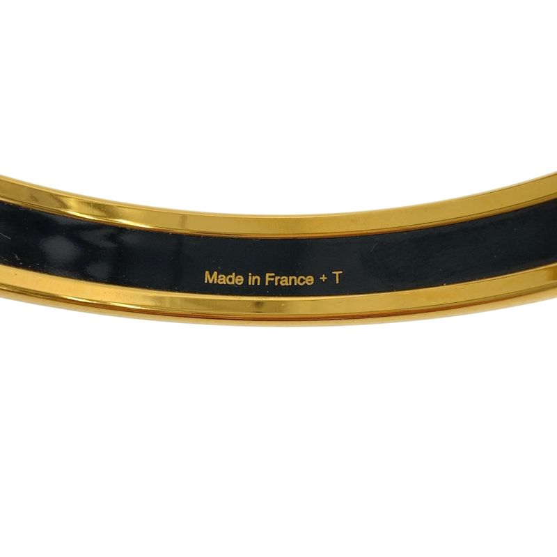 Hermes - Sellier Emile Cloisonne Bangle Accessory - Orange - Women's