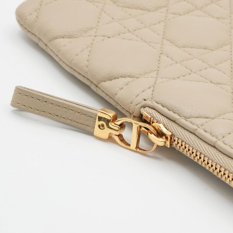 Christian Dior Mobile Smartphone Accessories Beige Gold Black Lady Dior Cannage