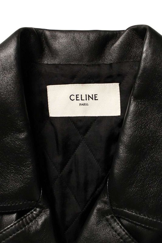 Celine 2ee31280d Classic Biker Double Rider Scuff Zar Jacket Men's 48