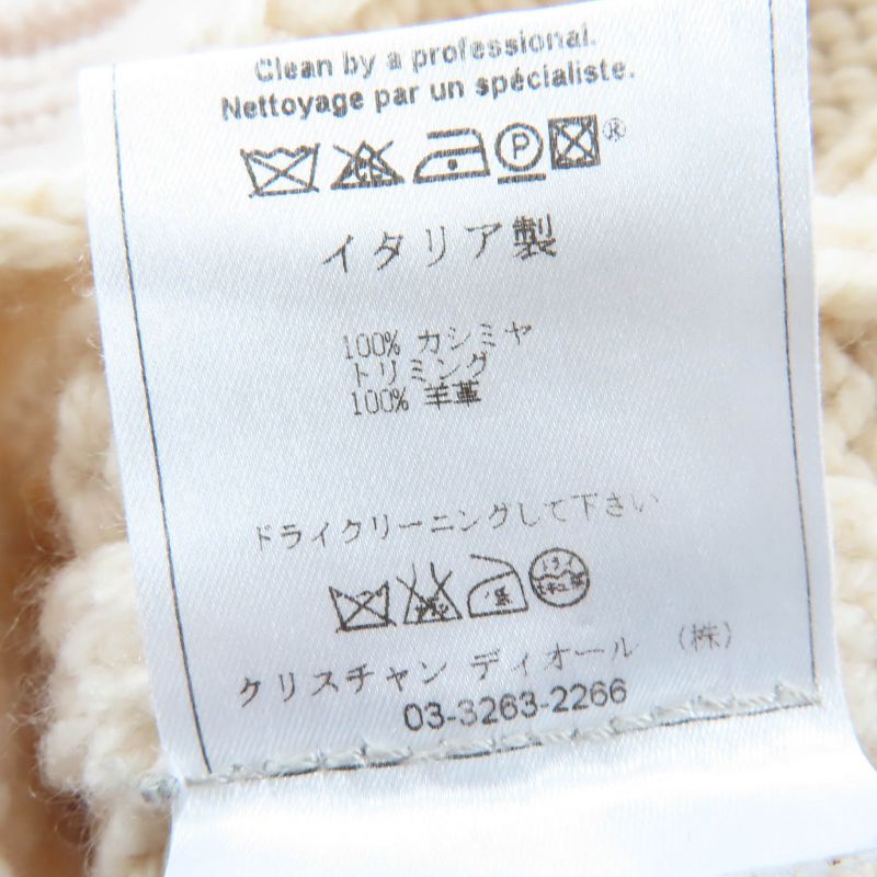 Christian Dior Vintage 3h13055370 100% Cashmere Galliano Period Long Sleeve