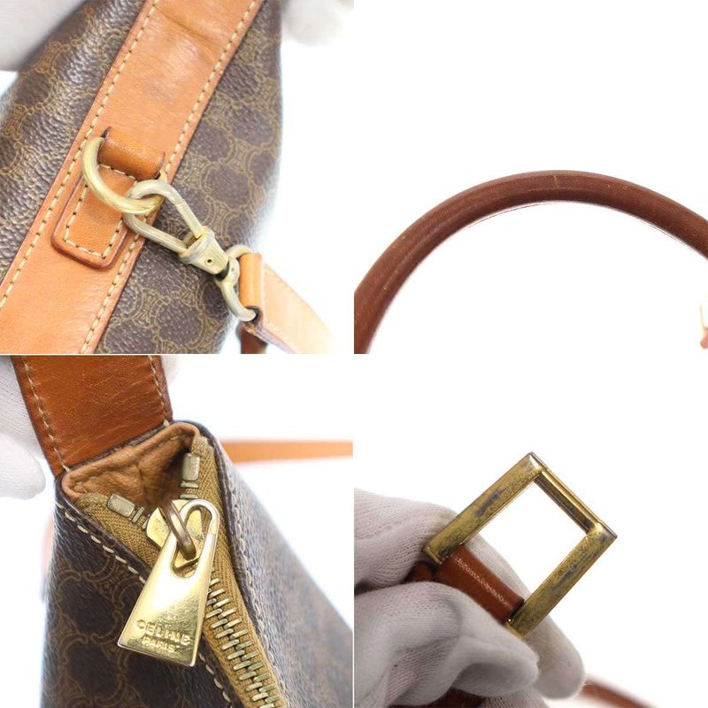 Celine Macadam Shoulder Bag Brown
