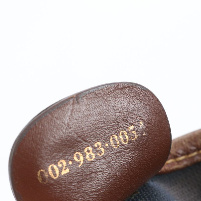 Old Gucci Micro GG Sherry Line 002 983 Leather Tote Bag Shoulder Brown A4 Men's