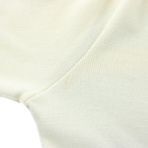 Prada Sport Knit Polo Shirt Sweater Long Sleeve Half Zip 50 L White Light Blue