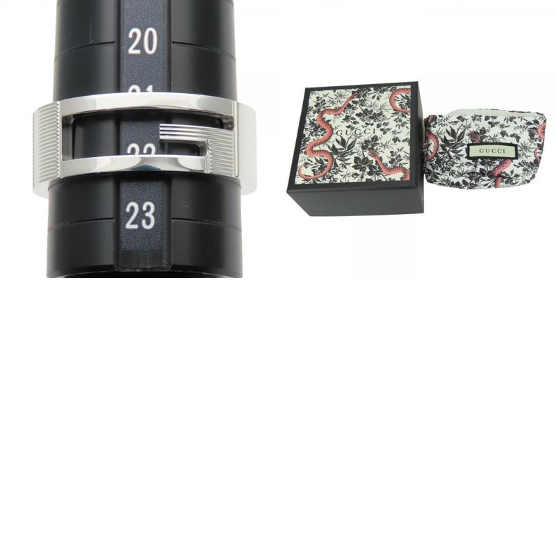 Gucci Ring - Blanchette 23 Silver 925 Approx 8.9 G Silver Accessories Men's