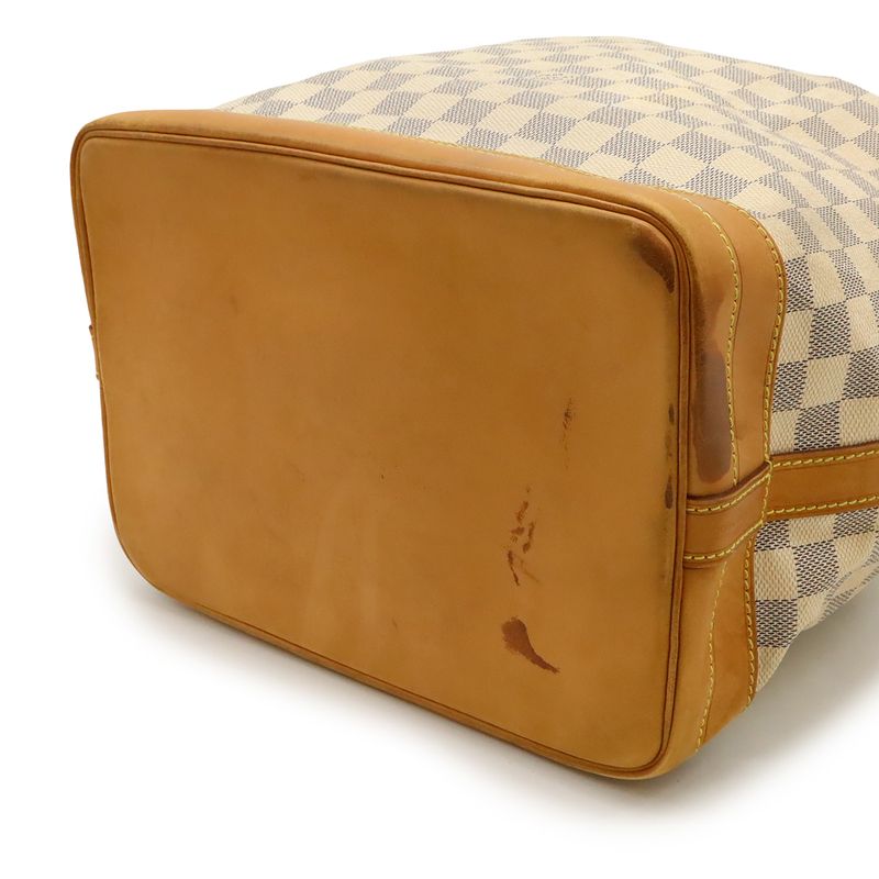 Louis Vuitton Damier Azure Noe Shoulder Bag Semi Shoulder One Shoulder Draw Strin