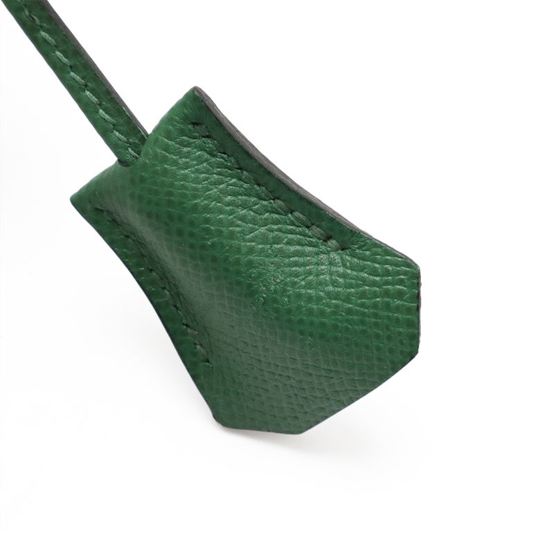 Hermes Kirius Second Bag Clutch Bag Business Bag Courchevel Leather Green Gold