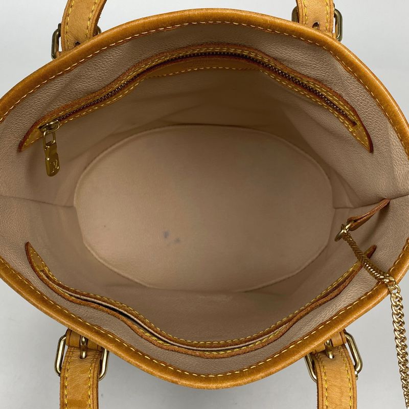Louis Vuitton Petit Bucket PM Shoulder Bag Bucket Shape Tote Bag Monogram Brown