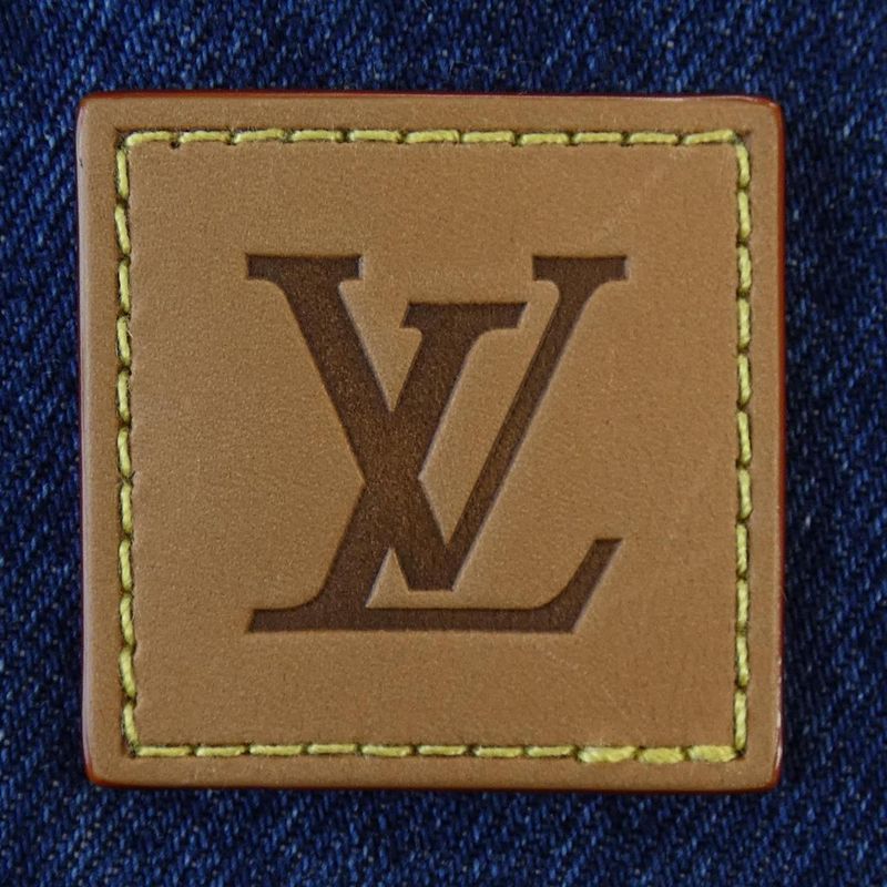 Louis Vuitton Signature Denim Short Sleeve Shirt Hss95wjee S/S Shirt