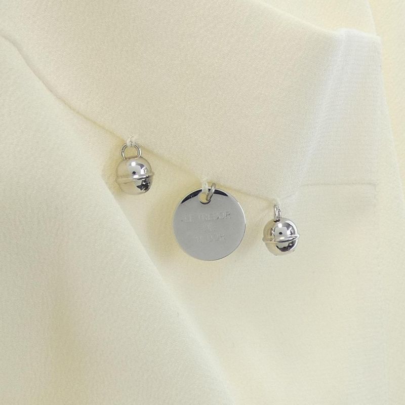 Hermes ROBE Inspiration Chemise 2h0540dc Crude Cel Medal Dress