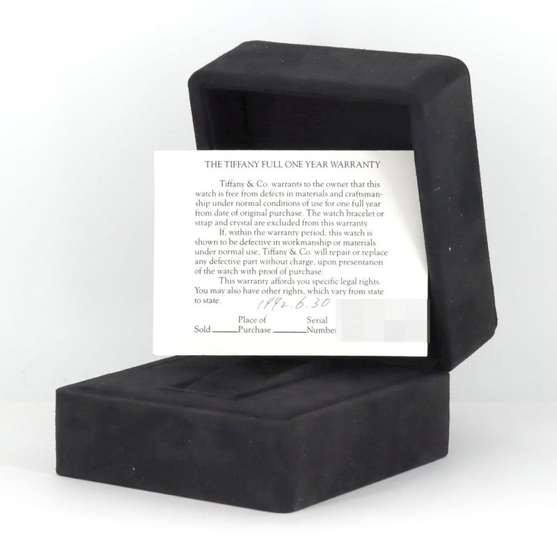 Tiffany & Co Atlas Chronograph SS Quartz