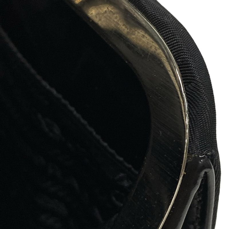 Prada Handbag - Bn1099 Black and Red Flower Pattern Leather