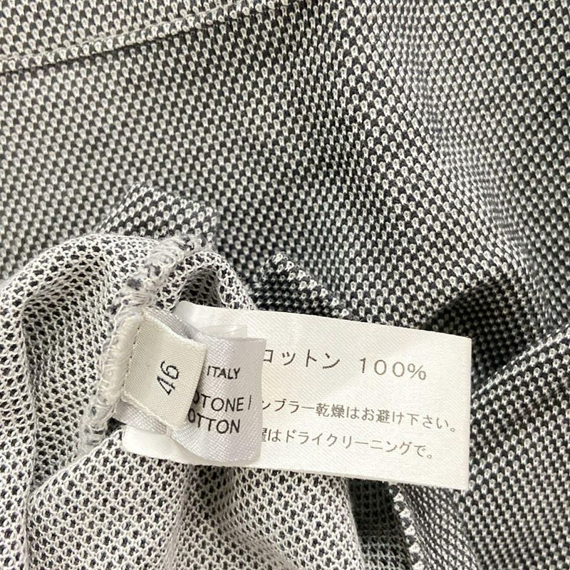 Bottega Veneta Short Sleeve Polo Shirt Size 46 L Women - Dark Grey and White