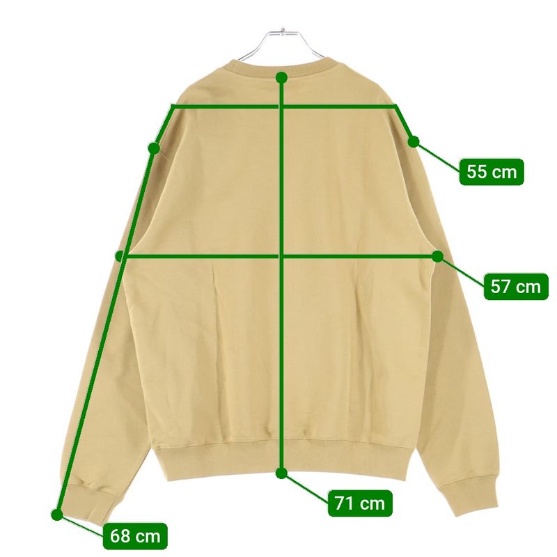 Gucci Sweatshirt Logo Print Crewneck Sweatshirt Beige 784413 Xjgkr