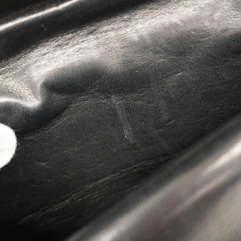 Chanel Shoulder Bag Matelasse Paris Limited Edition Lambskin Black Gold Silver