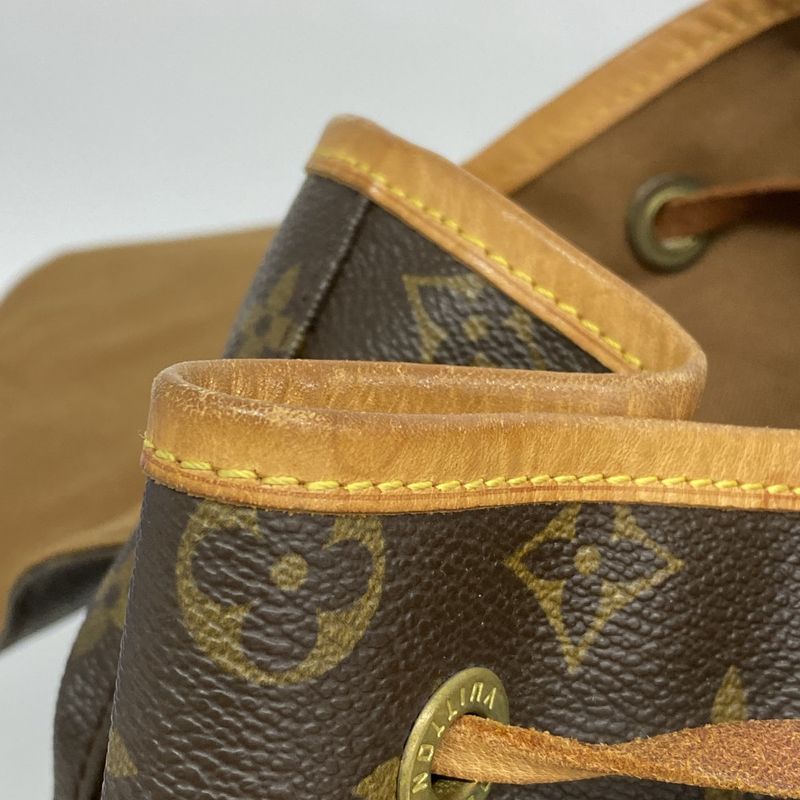 Louis Vuitton Backpack Daypack Monogram Montsouris M51135 Brown Women's