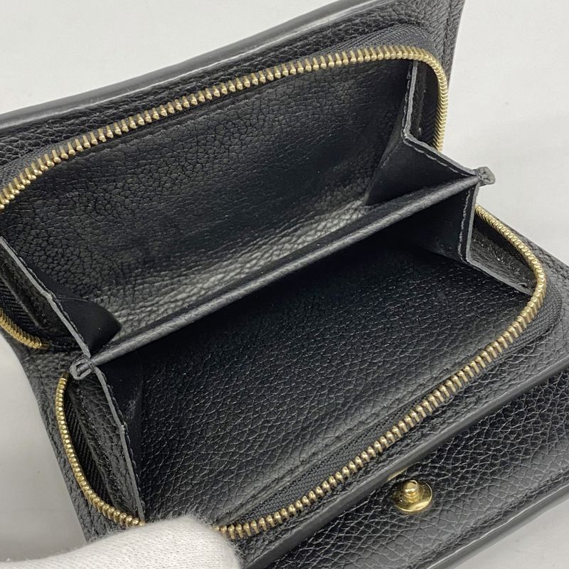 Louis Vuitton Wallet Monogram Empreinte Portefeuille Cles A M80151 Noir Black