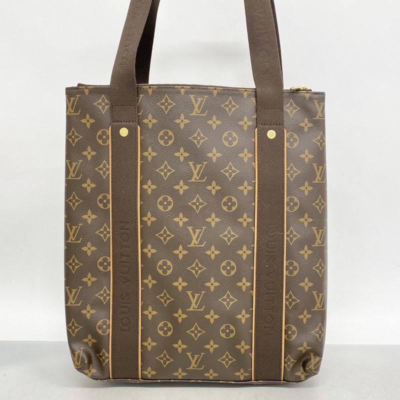 Louis Vuitton Tote Bag Monogram Cabas Bobol M53013 Brown Men's