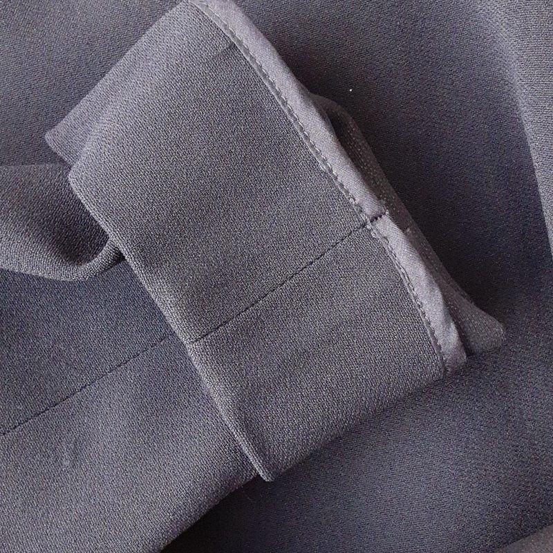 Celine Dress Size 36 S Women's Excellent Condition - Black Crew Neck Long