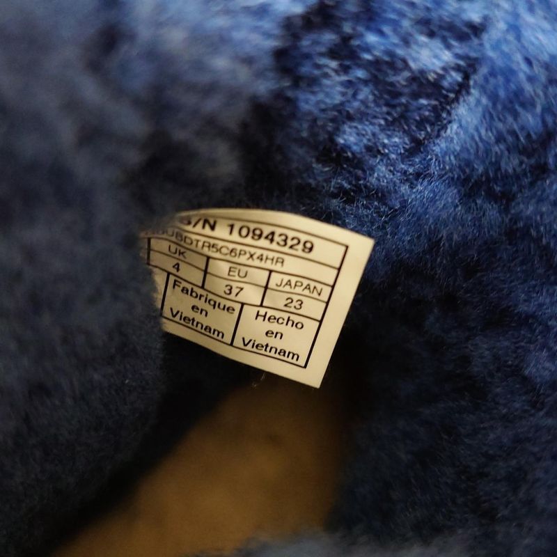 Ugg Short Boots 23 Women's Celine 1094329 Navy Ribbon Rope Mouton